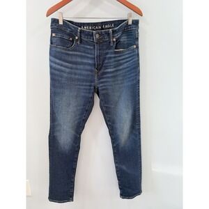American Eagle Men's Jeans 34x30 Stretch Denim Casual Everyday Blue Jeans